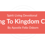 STICKING TO KINGDOM CULTURE