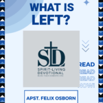 WHAT IS LEFT?