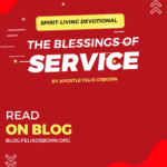 THE BLESSING OF SERVICE