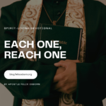 EACH ONE, REACH ONE
