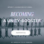 BECOMING A UNITY-BOOSTER